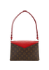 Saint Michel, &pound;750, Handbags, Brown/Red, Canvas/Leather, Back view